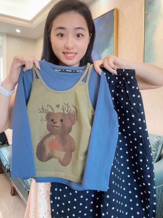 天啊,这也太温柔了~给女儿这么穿,真的太好看了,穿出去回头率满满 #生女儿就是用来打扮的 #女儿控合请你慢慢长大 #童装搭配每日更新 #童装新款 #童装萌娃穿搭