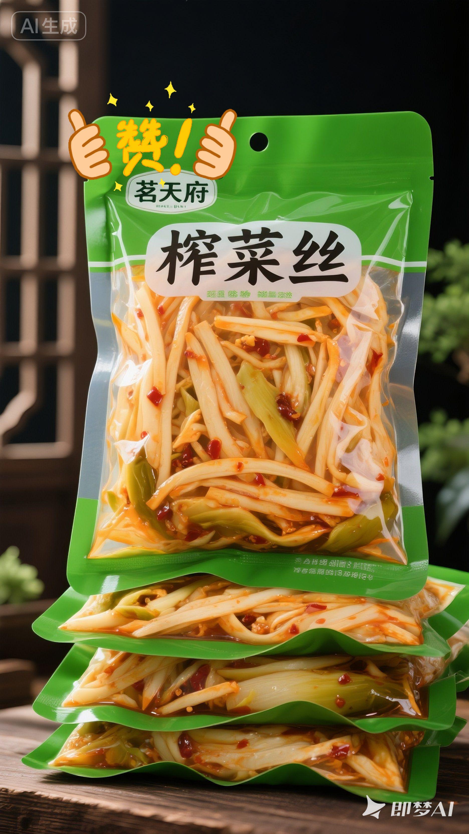 茗天府榨菜丝,脆在一口鲜。 老坛腌足日月,切丝后带着发酵的醇厚,咸淡刚好勾食欲。开袋就能嚼,脆生生的声响里裹着微微的辣,配白粥能多喝两碗,拌面条添几分爽利,就连空口吃也不齁。 真空小包装锁着新鲜,早晨赶时间揣一包,配馒头、就稀饭,寻常日子也有滋有味。这口脆,是餐桌上的老熟人,解腻又下饭,简单一搭就很香。#地方特色美食 #抖音美食推荐官 #榨菜 #强烈推荐 #超便宜超划算