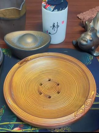 蓄水壶承#壶承 #蓄水壶承 #干泡台 #壶托 #茶具好物推荐