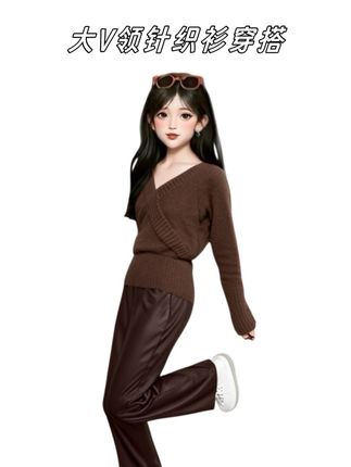 很多种颜色可选!版型特别好的针织衫!上身好看! #韩系穿搭 #针织衫穿搭 #通勤穿搭 #职场穿搭 #秋冬穿搭