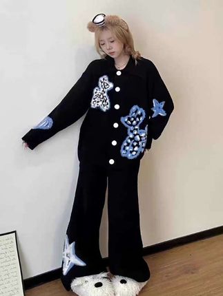 #半边绒家居服 秋冬新款百搭轻奢斑点狗加厚半边绒家居服套装女#可外穿睡衣 #睡衣套装 #睡衣控 #睡衣穿搭