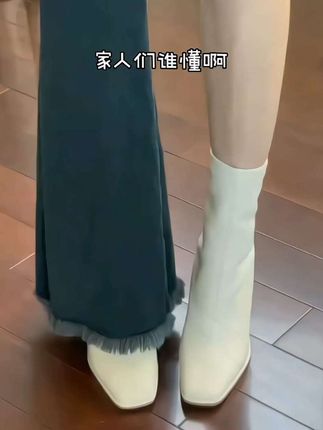 好气质的方头粗跟短靴,韩剧大女主即视感拉满,随便怎么搭都美美哒#瘦瘦靴 #短靴 #显高显瘦显腿长 #穿出大长腿 #百搭鞋子