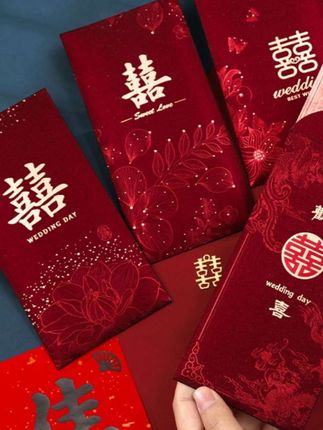 #红包结婚专用#2025新款喜字利是封红包#订婚礼个性创意改口红包@巨量千川 @DOU+小助手