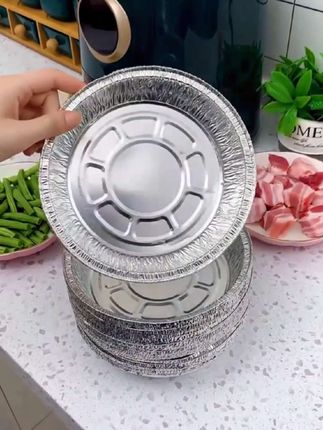 经常用烤箱,空气炸锅,一定会用得上这个锡纸盘!速度快受热均匀! #空气炸锅 #锡纸盘 #厨房好物