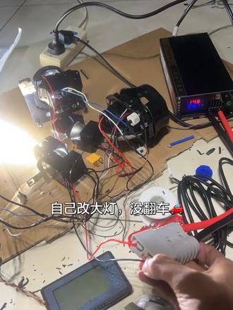 来国道中路对狙😎 #马自达6 #透镜大灯升级 #改装