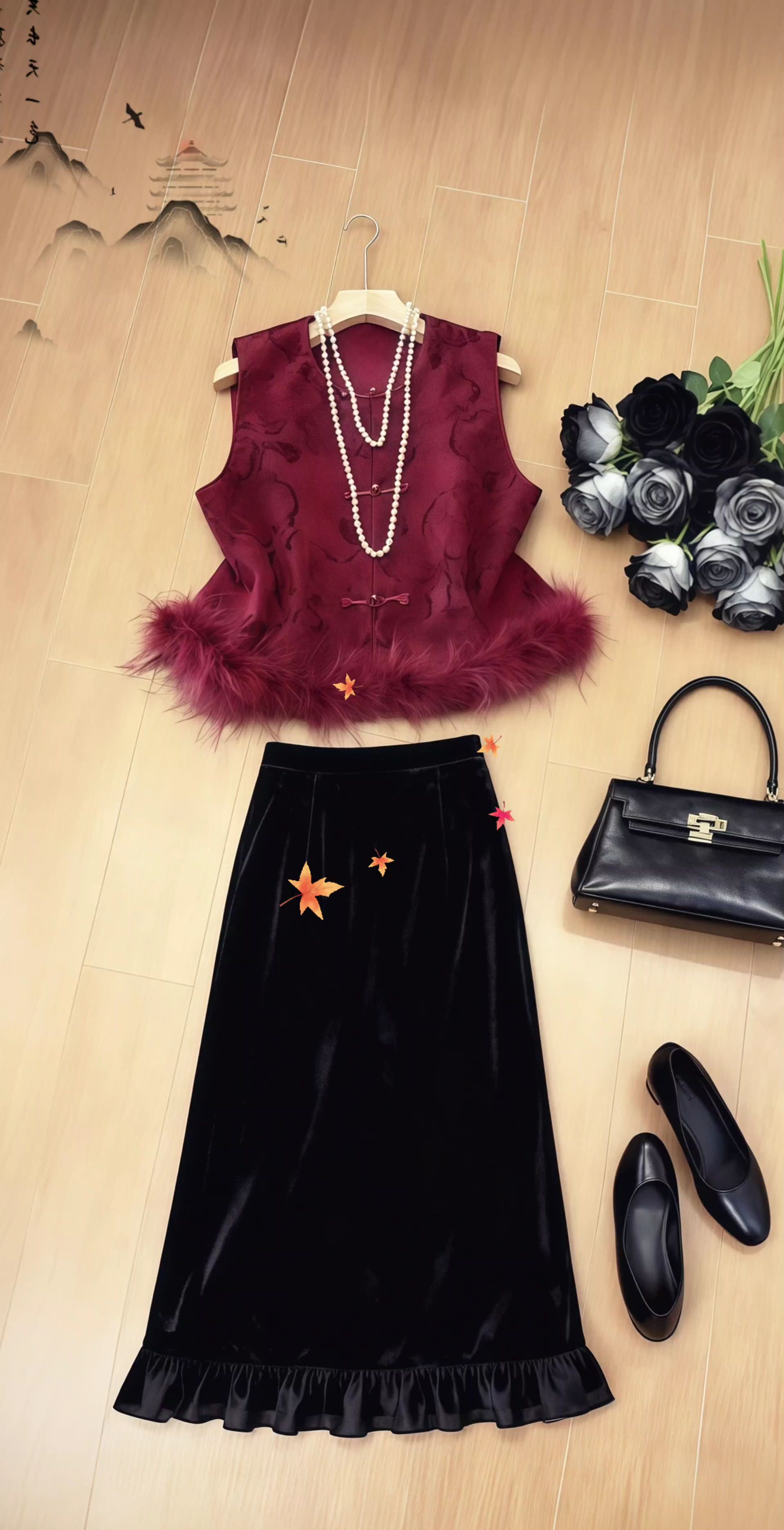 #新中式 #国风古韵 #马甲 #早秋黑白灰穿搭测评 #轻松摆脱路人感的韩系穿搭 @DOU+小助手 @抖加🔥上热门🔥dou+🔥热点宝