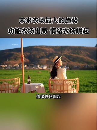 未来农场最大的趋势:功能农场出局,情绪农场崛起!#农场 #新农人 #农庄 #小院 #休闲农业