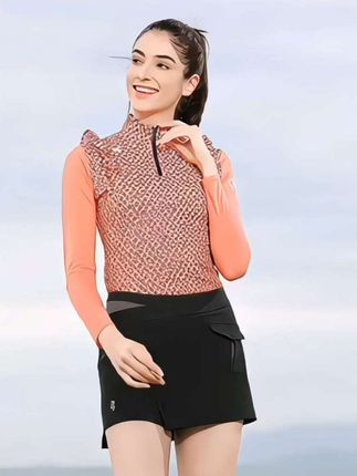 高尔夫服装女防晒衣冰丝长袖夏运动修身速干透气上衣球服LG2153