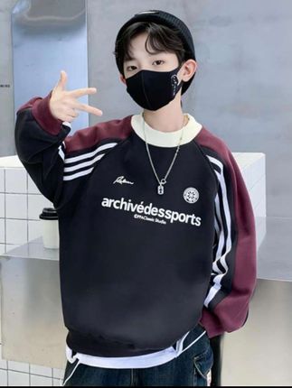 儿童装男童春装纯棉休闲卫衣新款中大童春秋款洋气春季上衣 #男童卫衣外套 #男童上衣 #休闲外套 #潮童穿搭 #纯棉休闲卫衣