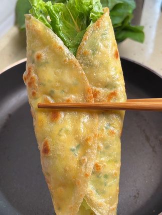 粗粮卷饼 #妈呀太香了 #早餐饼 #好吃到停不下来 #卷饼 #荞麦卷饼