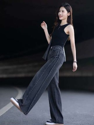 #穿搭 #时尚穿搭 #牛仔裤 #高级感穿搭 #显高显瘦显腿长