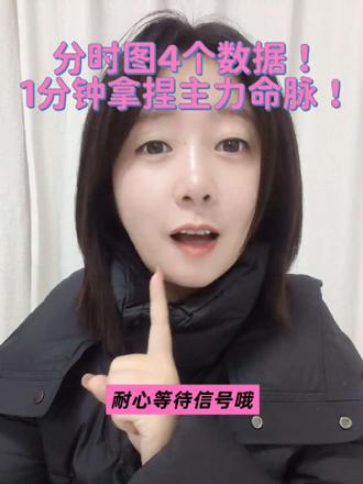 #分时图4个数据!1分钟拿捏主力命脉!#a股 #a股散户联盟