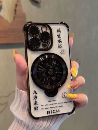 八方来财日进斗金诸事谐顺自带陀螺支架手机壳#这个手机壳真的在我心巴上了#男神必备 #快分享给你的好友#高端大气 #强烈推荐 @巨量千川