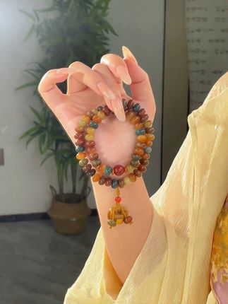 你说爱像云要自在漂浮才美丽#菩提 #敦煌 #修心修行#敦煌手串#菩提手串