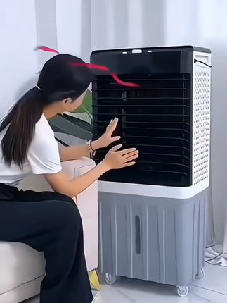 小米有品空调扇家用电风扇移动商用工业冷风机全自动大水箱冷风扇#工业冷风机 #冷风机 #空调扇 #电风扇 #夏季必备