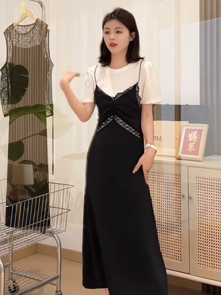 ##显瘦穿搭 #遮肚子藏肉显瘦连衣裙 #气质减龄 ##温柔风穿搭