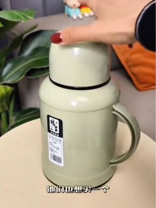 #MDUOQ保温壶#家用大容量便携热水瓶#保温壶暖水 瓶无铅可爱开水瓶#