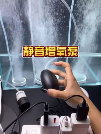 USB鱼缸氧气泵家用静音增氧泵养鱼充氧泵户外钓鱼便携小型打氧机#增氧泵#氧气泵
