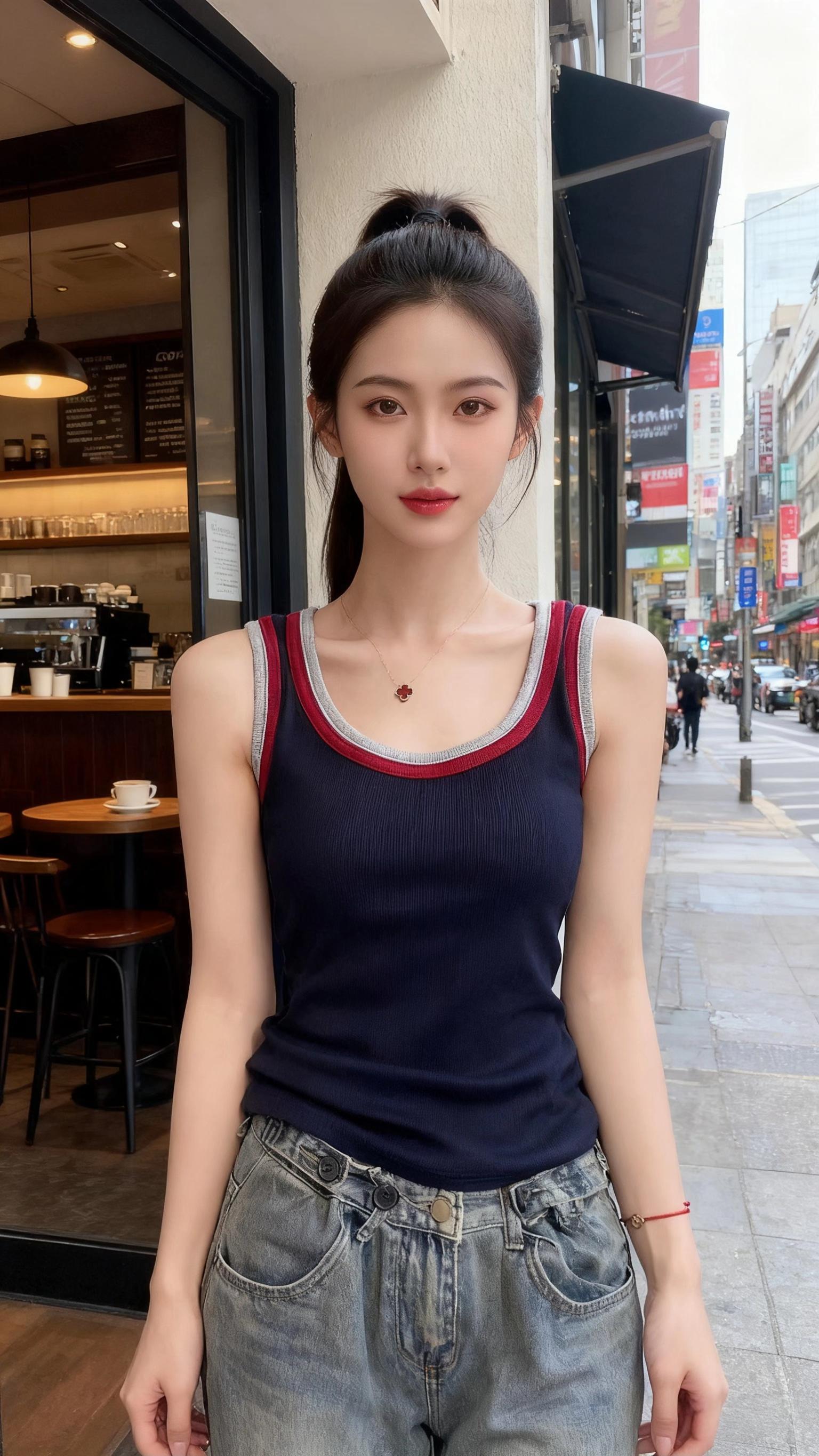 #休闲穿搭 #小个子穿搭 #背心穿搭 #吊带背心 #女装穿搭