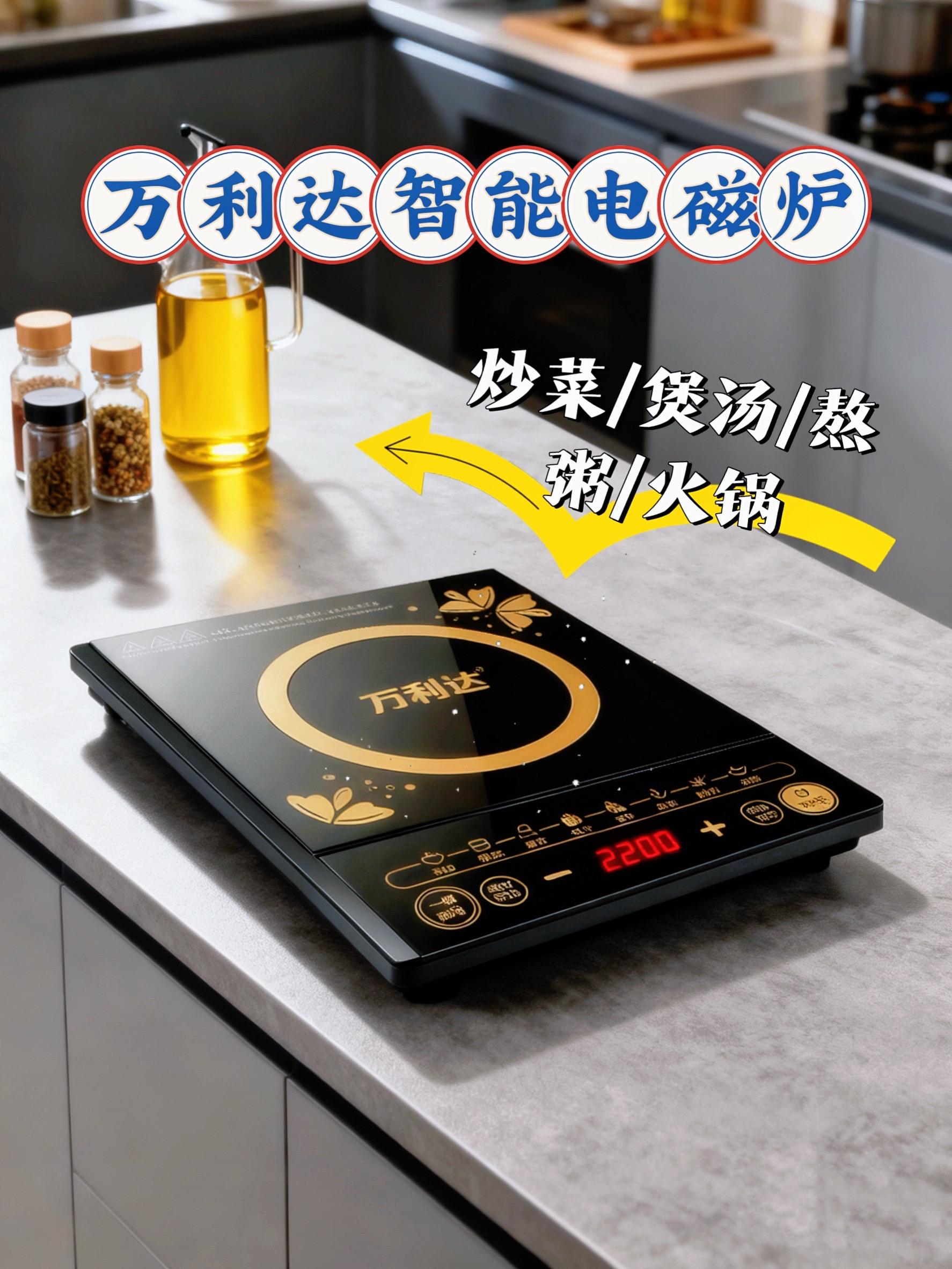 万利达电磁炉总算等来活动了!之前这款还卖九十九,现在直接压到四十以内,看上的赶紧去囤一单。 它带2200W大功率,不管是猛火爆炒还是煮火锅,火力都够劲,用着特别爽。面板是耐高温陶瓷的,防滑又耐磨,还能防水防雾,用完一擦就干净;操作是触摸屏的,煮水、蒸鱼、火锅、爆炒都能搞定,火力大小也能自由调。 机身背面有四个脚垫,垫高机身防潮效果好,而且四个方位都开了散热孔,散热速度特别快。眼看冬天要来了,跟家人朋友围在一起煮火锅,用它正合适!关键是质量靠谱,现在又是活动价,喜欢的朋友直接点左下角就能下单!#强烈推荐 #万利达多功能电磁炉 #高颜值厨具 #厨房神器 #好物推荐🔥