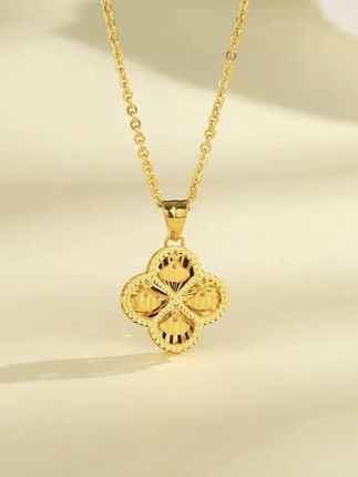 #足金999项链女士黄金四叶草吊坠灵动套链实心镜面锁骨项链百搭款 #足金999项链女士黄金四叶草吊坠#灵动套链实心镜面锁骨项链百搭款 #金项链吊坠#四叶草金项链吊坠。