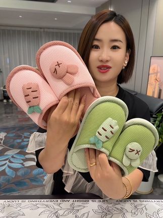 #儿童棉拖 #儿童亚麻拖鞋 #儿童拖鞋 #软底软面穿上超舒服