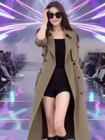 #风衣外套中长款 #大衣穿搭 #时尚休闲穿搭 #春秋穿搭 #女士穿搭