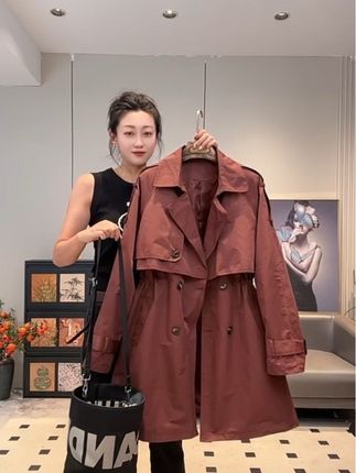 #风衣外套中长款 #风衣 #品质女装 #源头实力厂家 #显瘦穿搭