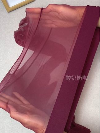 大码车厘子红油亮袜#连裤袜 #油亮袜