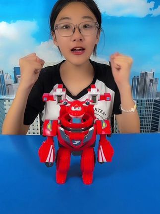 超级飞侠变形机器人#益智玩具 #玩具 #超级飞侠 #变形玩具 #亲子