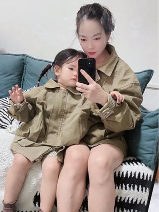 总要生个女儿一起逛街一起穿亲子装#母女装 #女宝穿搭