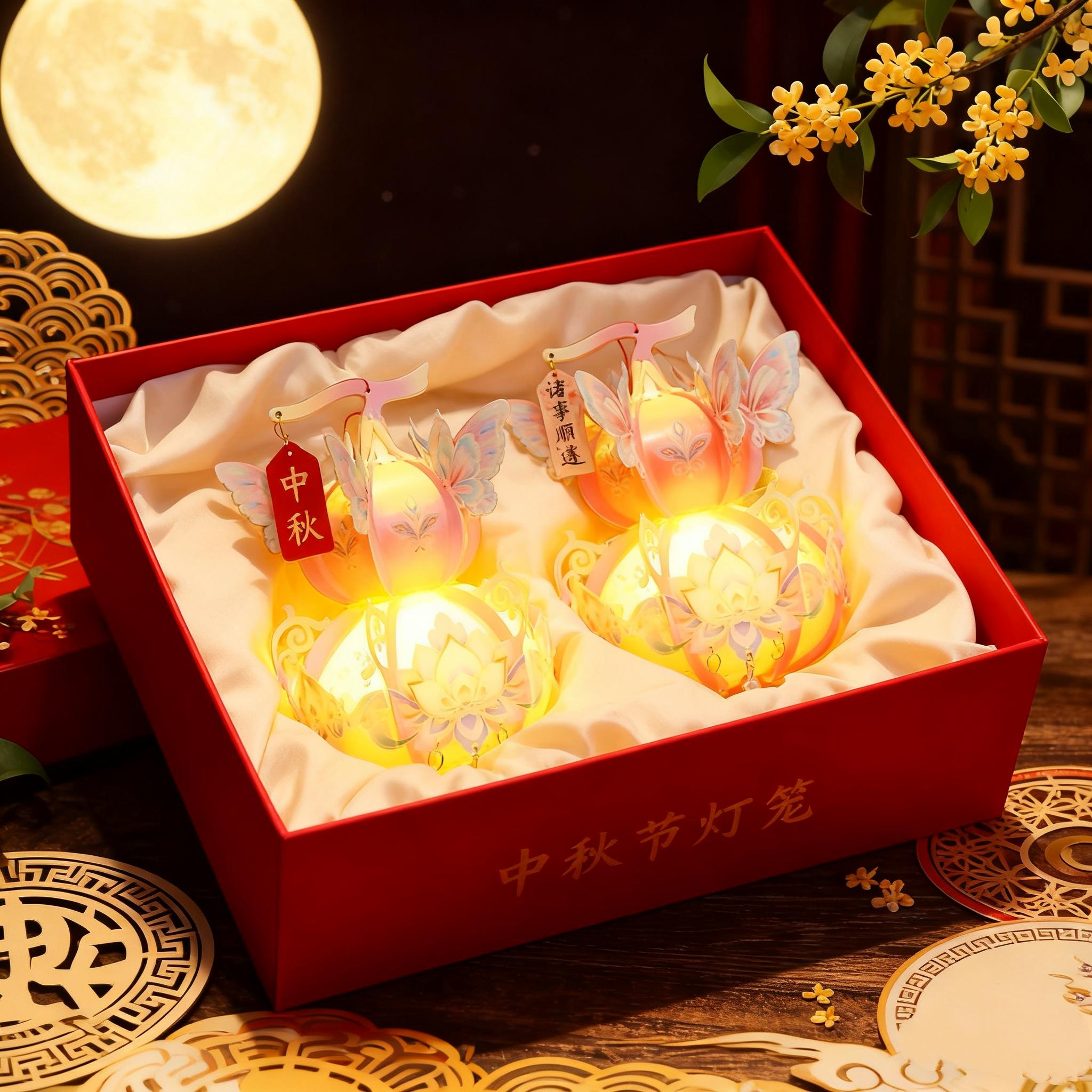#中秋节手工灯笼#中秋快乐#中秋灯笼制作#葫芦花灯#中秋花灯