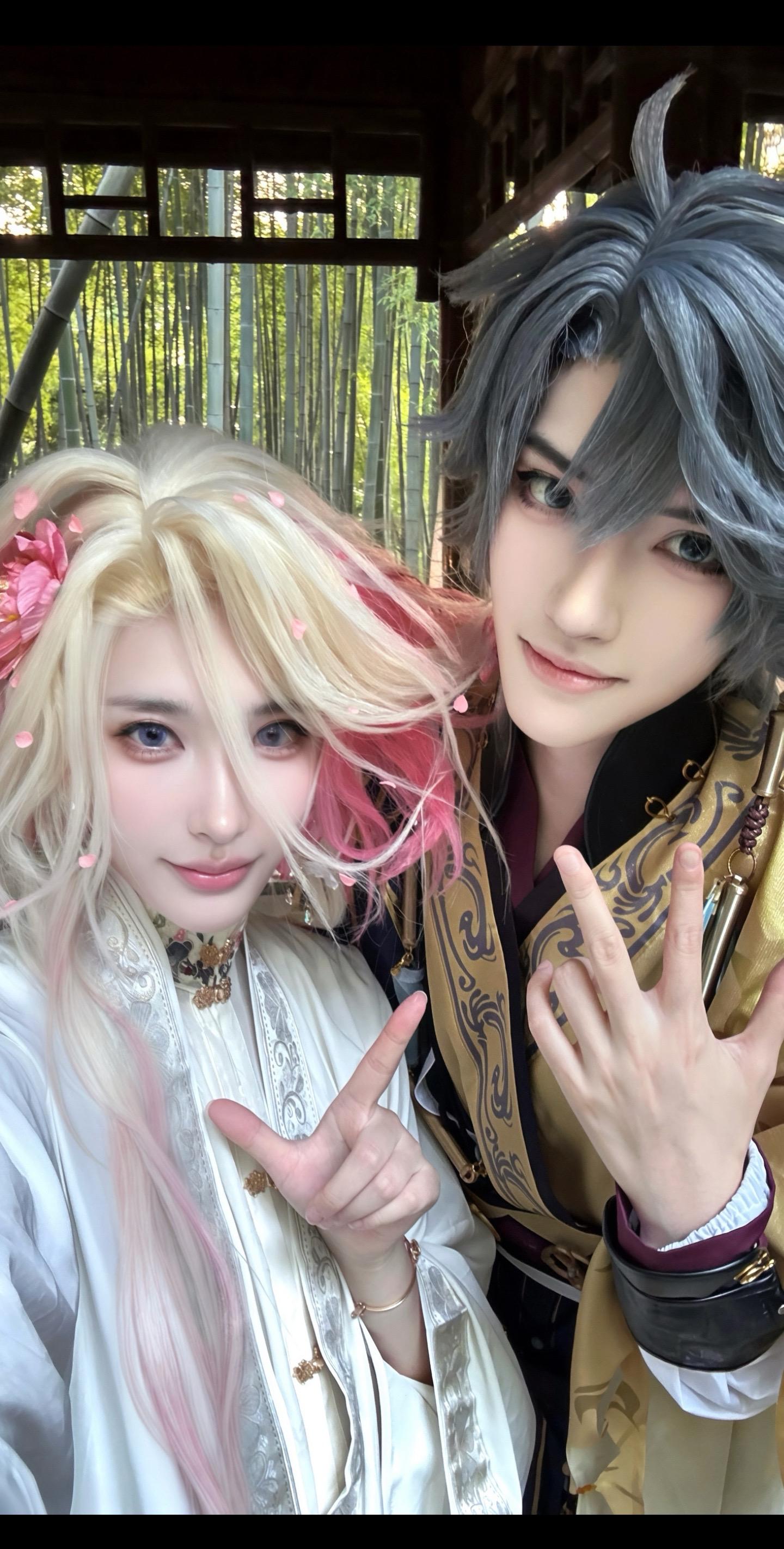 碰上了隐鸢阁的猴子🐒。#代号鸢  #张郃 #祢衡 #cos #直男