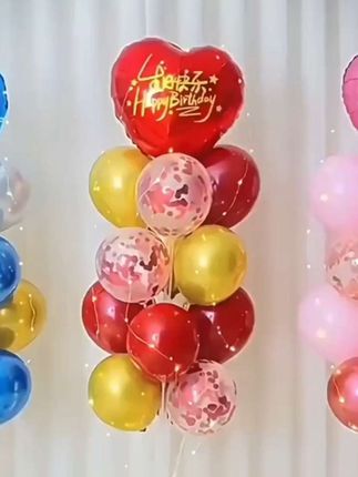 爱心形气球生日会装饰用品生日生日布置聚餐气球生日场景布置用品#仪式感不能少 #创意气球 #好物推荐🔥