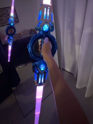 火旋剑双刃光剑双头伸缩轴承旋转炫酷发光音效激光剑男孩玩具礼物 #玩具 #光剑 #发光玩具