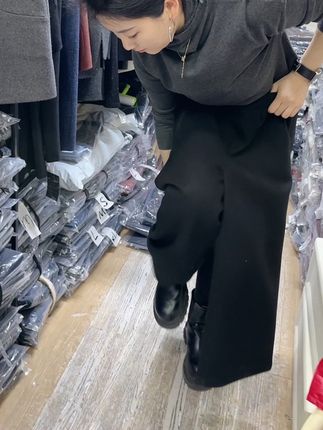 #毛呢裤