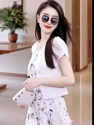 #两件套连衣裙 #谁穿谁漂亮 #夏季穿搭 #时尚气质穿搭 #太美了