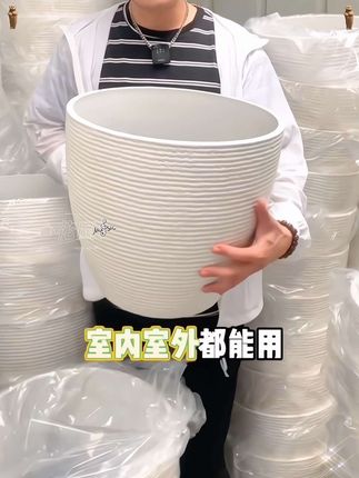 #鸭蛋花盆 #源头实力厂家 #仿石花盆 #仓库实拍