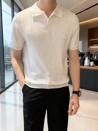 #polo衫 #品质男装 #痞帅穿搭 #早秋不费力显贵穿搭 #早秋贵气感穿搭