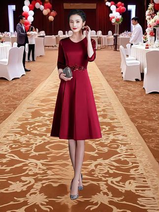 #婚宴礼服 #喜婆婆礼服#改良旗袍裙 #喜妈妈喜婆婆礼服 #中式改良旗袍裙