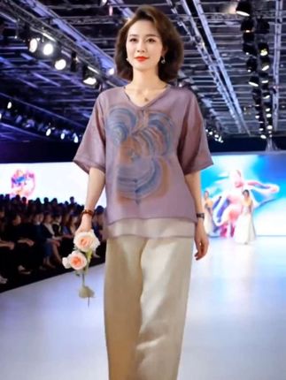 #中老年女装 #妈妈装#高级感穿搭 #精品中老年女装 #妈妈套装