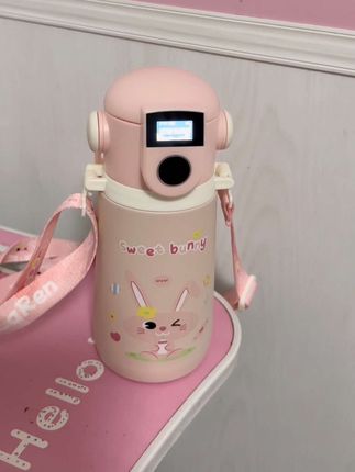 指纹解锁保温杯,给宝宝用很放心,在学校,还是去游乐场玩带着很好,#水杯 #送女盆友,小朋友的礼物