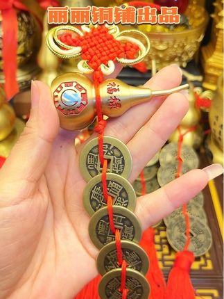 #正品保证 #挂饰挂件 #葫芦福禄 #入户门挂件 #铜葫芦吉祥物
