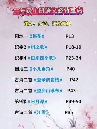 #二年级上册语文 要背诵的内容这本学霸速记都整理好了,暑假提前背一背,减轻开学压力#小学语文#知识点总结#学霸速记
