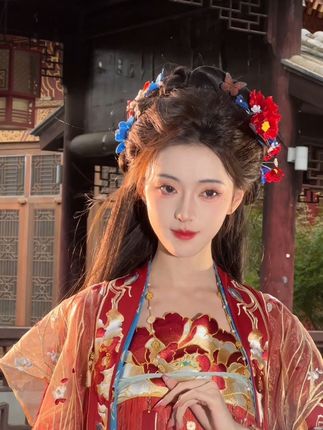 金风玉露一相逢,便胜却人间无数 #国风 #汉服妆造 #古风