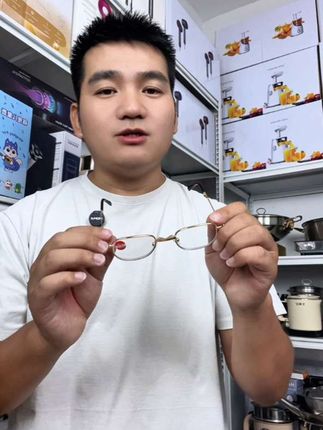 #高清老花镜 #水晶老花镜 #折叠老花镜方便携带 #男士神仙单品