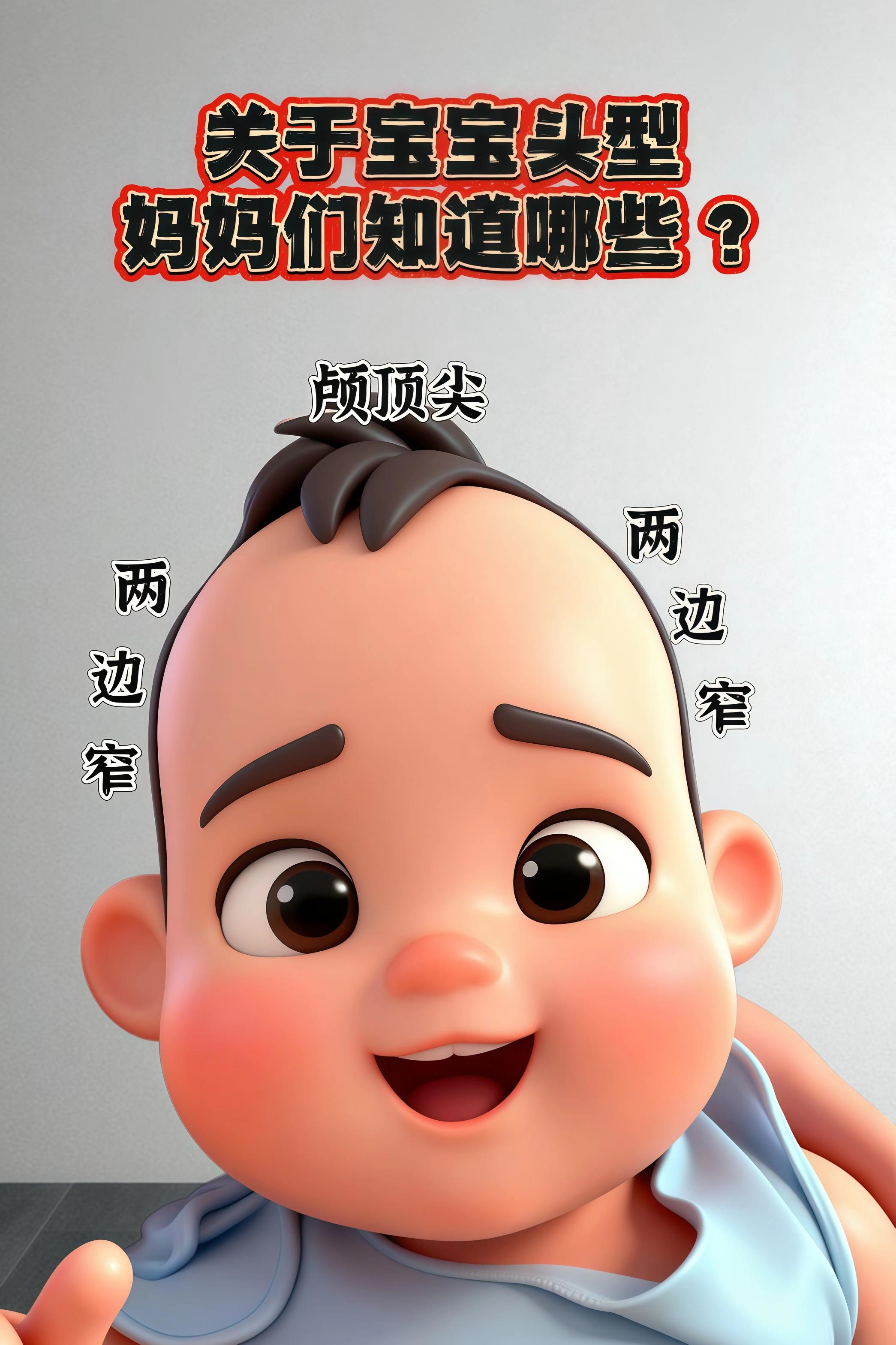 宝宝的头型一定要及时观察!#每天跟我涨知识 #育婴知识 #宝爸宝妈 #知识科普 #育儿知识分享
