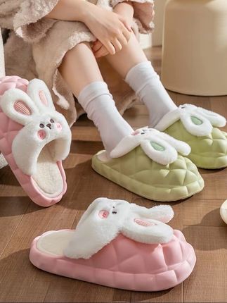 #可拆卸棉拖鞋 #棉拖鞋 #卡通棉拖鞋 #小兔子棉拖鞋 #棉拖