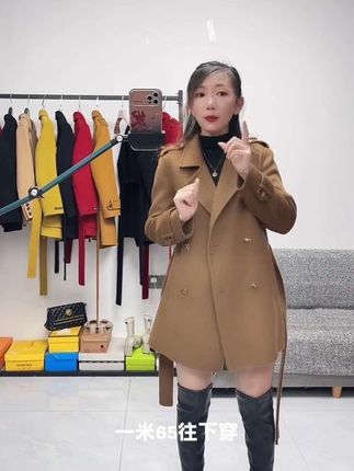 #穿出自信穿出美丽 #小个子显高显瘦穿搭 #洋气上档次 #谁穿谁好看不分年龄段 #高品质羊毛大衣