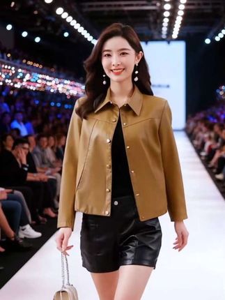 #皮衣外套 #每日分享 #时装搭配 #女性穿搭 #引领时尚潮流